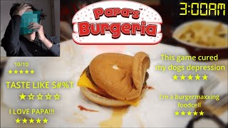 MINIMUM WAGE SIMULATOR  Papa’s Burgeria [upl. by Annonyw792]