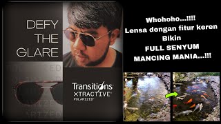 FULL SENYUM PARA MANCING MANIA  Inilah Crizal Transition XTRACTIVE POLARIZED  Review  Essilor [upl. by Ovid865]