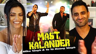 MAST KALANDAR Song REACTION  Mika Singh  Yo Yo Honey Singh  Punjabi Songs [upl. by Stephanus573]