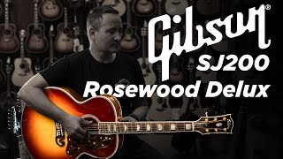 Gibson SJ200 Rosewood Deluxe Review Mooloolaba Music [upl. by Polito653]