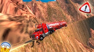 MAXIMA VELOCIDAD EN PENDIENTE MORTAL  AMERICAN TRUCK SIMULATOR  USA [upl. by Orian]