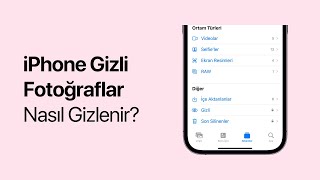 iPhone gizli fotoğrafları gizleme [upl. by Inaja]