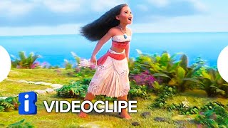 Moana 2  Videoclipe de Além música tema interpretada por Any Gabrielly [upl. by Corabel]