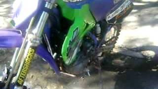 KLX 650 r com motor xt 600 [upl. by Anaic]