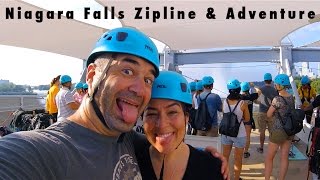 Niagara Falls Zipline amp Adventure Pass  Canada  HazardSports vLog 11 [upl. by Kirima]