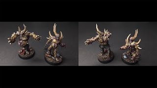 How to paint Warhammer 40k Poxwalkers with The Army Painter paints and inks [upl. by Sella]