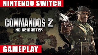 Commandos 2 HD Remaster Nintendo Switch Gameplay [upl. by Akcimehs581]