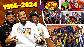 Reacting to Every Marvel Animated Show Intro 1966  2024 [upl. by Ardnasyl]