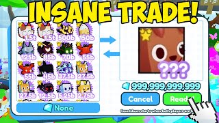 Insane Trade for ONE TRILLION GEMS in Roblox Pet Simulator X [upl. by Nirred604]