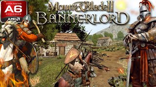 Mount and Blade 2 Bannerlord AMD A6 Radeon R4 Graphics Low End PC 512MB [upl. by Dahsra205]