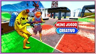 NUEVO BATALLA DE PINTURA FORTNITE MINIJUEGOS [upl. by Burlie624]