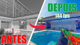 Melhores configurações no CS2 de VISIBILIDADE e FPS  Saturação e Mostrar FPS [upl. by Thibaut]