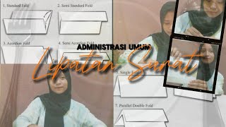 TUTORIAL 8 JENIS LIPATAN SURAT [upl. by Robyn]