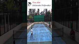 The Net  Ultimate Defender 🛡️🎾 tennis tennisshorts tennisreels reels defender tennislife [upl. by Higgins]