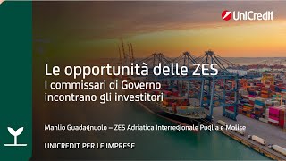 Le opportunità delle ZES focus zona Adriatica Interregionale Puglia e Molise [upl. by Rabelais921]