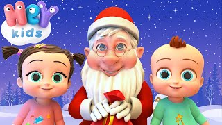 Cher Père Noël chanson 🎅 Musique et dessins animés de Noël  HeyKids Français [upl. by Aubrie]