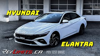 2024 HYUNDAI ELANTRA PREFERRED ASMR  PoV Test Drive 26  4K  REVLIMITSCA [upl. by Rollin185]