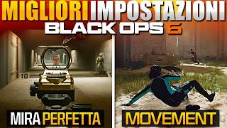 MIGLIORI IMPOSTAZIONI per MIRA e MOVEMENT su BLACK OPS 6 e WARZONE Guida Avanzata per Controller [upl. by Rosy]