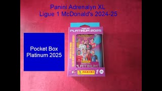 Ouverture Pocket Box Platinum 2025 Panini Adrenalyn XL Ligue 1 202425 panini viralvideo [upl. by Lightman]