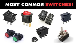 Most Common Switches in Industrial Applications  Switch in Electrical Engineering [upl. by Niras484]