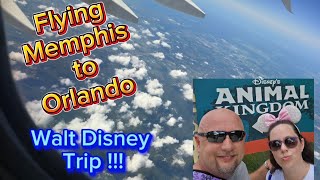 Memphis To Orlando Flight Headed To Walt Disney World [upl. by Wolfy]