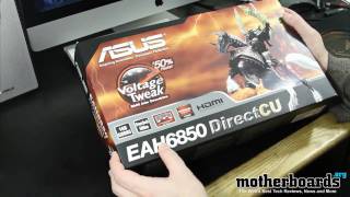 ASUS EAH6850 1GB Video Card Unboxing AMD RADEON 6850 [upl. by Stockton857]