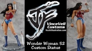 Wonder Woman 52 Custom Statue from Sue Storm [upl. by Liborio741]