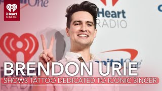 Brendon Urie Shows Off New Tattoo Dedicated To Iconic Singer  Fast Facts [upl. by Wilhide]