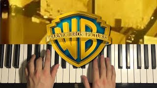 How To Play  Warner Bros Pictures Intro PIANO TUTORIAL LESSON [upl. by Hardie]