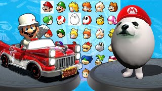 Mario Kart 8 Deluxe 2 Player  Mario Tuxedo Vs Eggdog in Special Cup and Rock Cup [upl. by Egwan605]