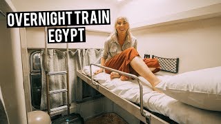 THE BEST TRAIN IN EGYPT  Watania Train  First Class Sleeper  Cairo to Aswan [upl. by Adnat]