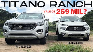 Fiat Titano Ranch 2025 vs Toro Volcano  O confronto das pickups Fiat [upl. by Venetia25]