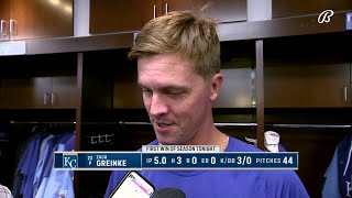 Zack Greinke after Royals win The bullpen has been great [upl. by Hassi]