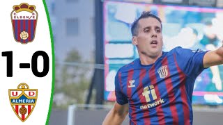 Eldense vs Almería 10 Todos los goles y resumen ampliado [upl. by Attelrac]