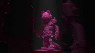 Cyber cats 3d 3dcharacter toys 3dprinting characterdesign character stylized cat mini [upl. by Eppie]