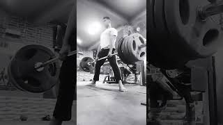 Beltless 160kg deadlift music deadlift powerlifter [upl. by Dnalloh]