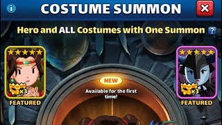 Empires amp Puzzles  Costume Summons feat Vivica and Sartana Toon Costume [upl. by Yerffe531]