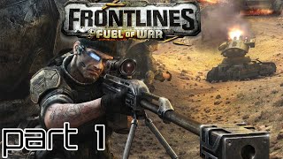 Frontlines Fuel of War  Walkthrough  Chapter 1  No Commentary  4K [upl. by Araccat]