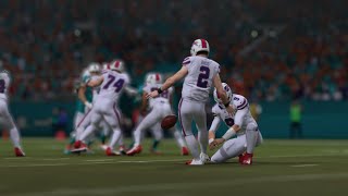 Madden 24  Bills vs Dolphins Is Decided By 02 Left In Overtime [upl. by Desimone97]