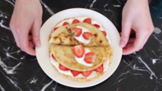 Glutenvrije pannenkoeken in 1 minuut [upl. by Alilad]