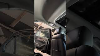 Installing a vent window for tint [upl. by Notlrahc]