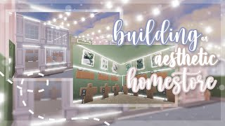 AESTHETIC HOMESTORE BUILD  speed video [upl. by Ballard]