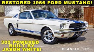 302 V8 Powered 1966 Ford Mustang Built by Jason White  SOLD by Classiccom [upl. by Katey]