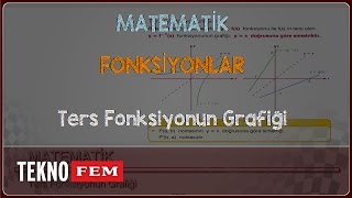 10 Sınıf MATEMATİK  Ters Fonksiyonun Grafiği [upl. by Sihun819]