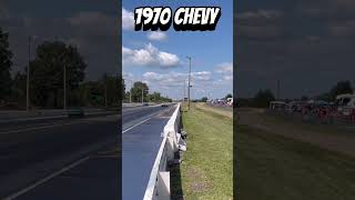 1970 Chevy Drag Racing at Central Illinois Dragway shorts [upl. by Ecnarrot]