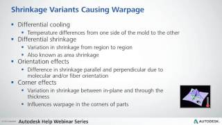 Understanding Warpage and Shrinkage in Moldflow Insight Part 1 [upl. by Nylsaj]