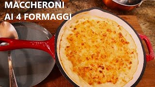 MACCHERONI ai 4 FORMAGGI ricetta del maccheroni ai 4 formaggi RIPASSATI [upl. by Worrell]