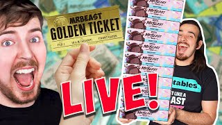 Opening 100 MrBeast Bars Live [upl. by Kahlil289]