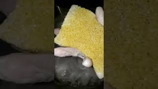 Ajax amp Lemon Comet Powder Sink Clean spongeasmr sudsysponge spongesqueezing sinkcleaning sudsy [upl. by Thomey]