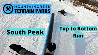 One Run Down South Peak  Mountain Creek Terrain Parks [upl. by Aelber151]